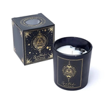 Manifestationskerze – Auge der Vorsehung (Sage, White Tea & Obsidian)