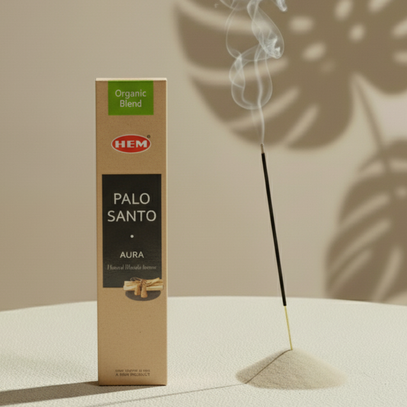 Palo Santo Aura 🌱 Organic Blend HEM – Räucherstäbchen