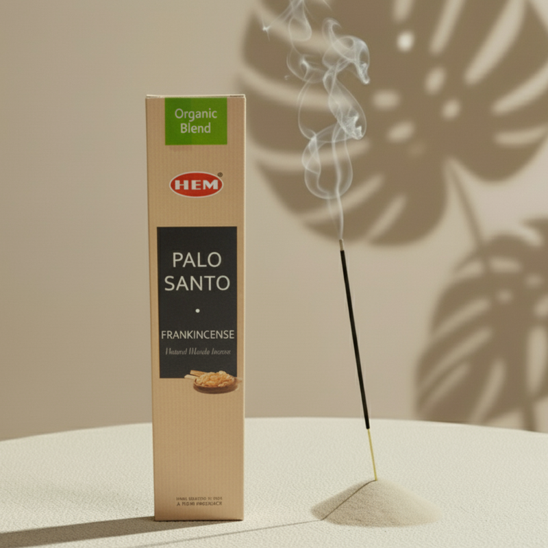 Palo Santo Weihrauch 🌱 Organic Blend HEM – Räucherstäbchen